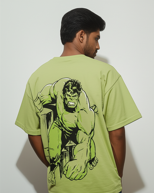 Hulk Graphic Green Short Sleeve T-Shirt - SNUG4SOUL
