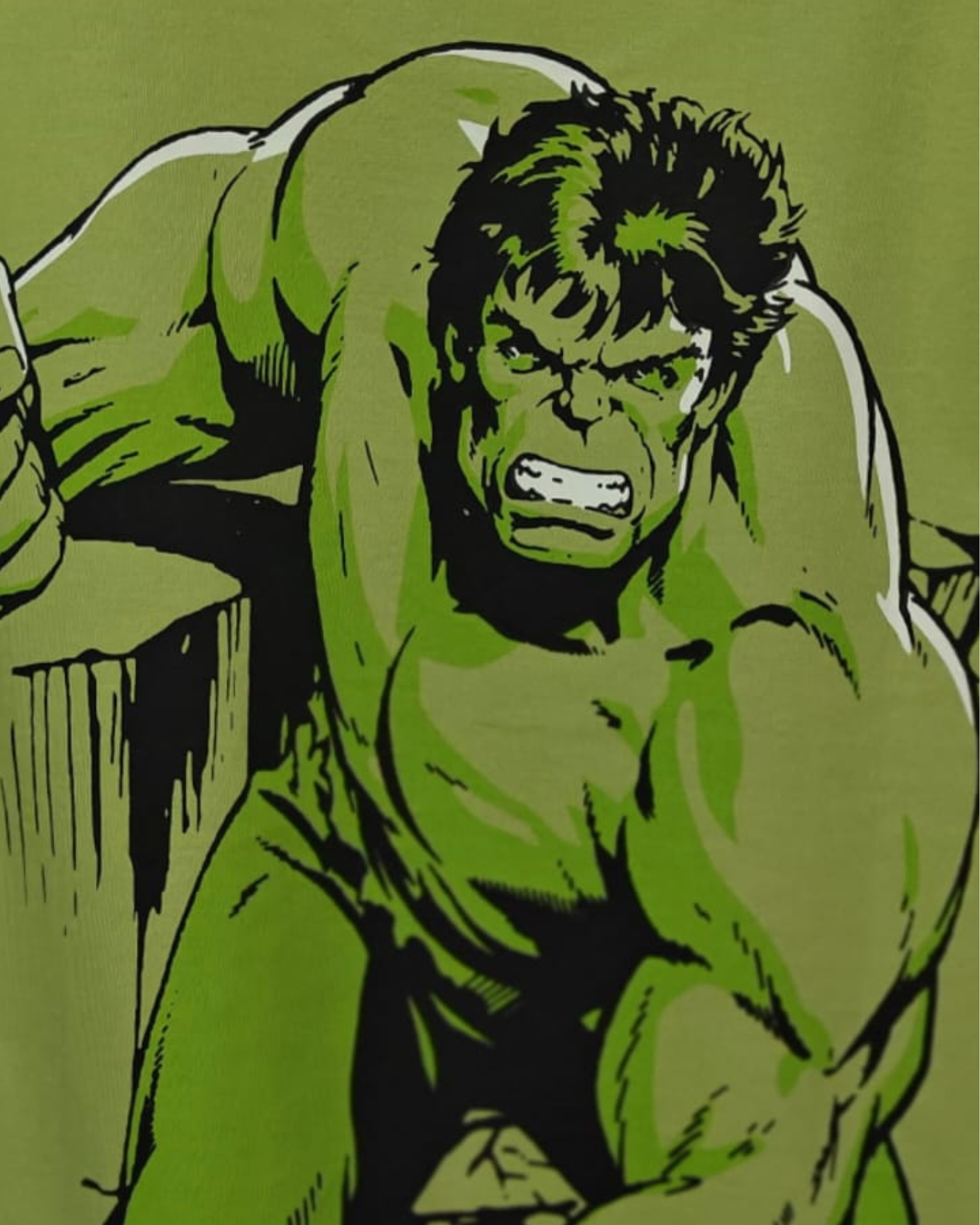 Hulk Graphic Green Short Sleeve T-Shirt - SNUG4SOUL