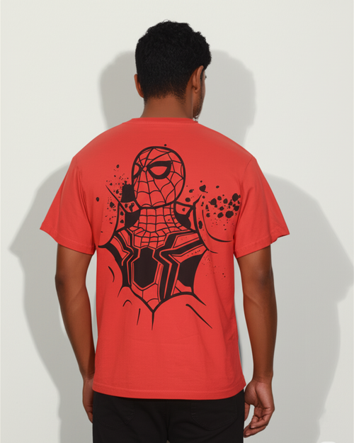 Spider-Man Graphic Red Short Sleeve T-Shirt - SNUG4SOUL